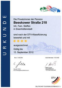 Urkunde DTV